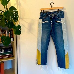 Distressed Levi Jeans